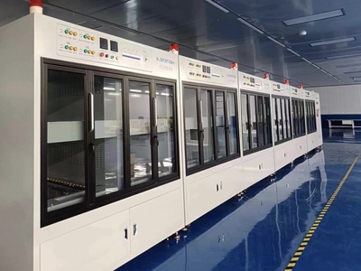 全自动组装+测试+老化+包装流水线